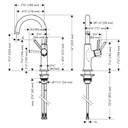 Hansgrohe 04854000 Locarno Bar Faucet 1.5 Gpm Chrome
