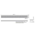 ACO 37343 Wave Stainless Steel Grate 31.50 2