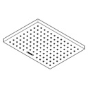 Hansgrohe 26094671 Vernis Shape Square 230 1 Jet 1.5Gpm