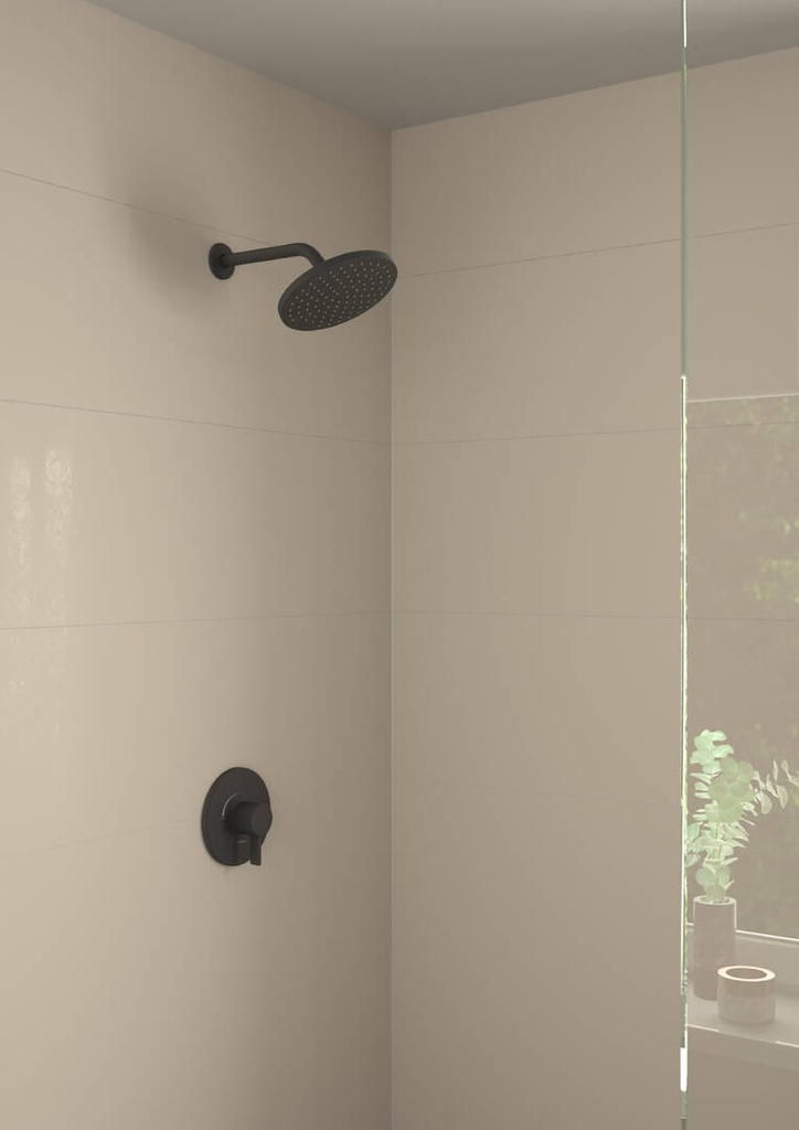 Hansgrohe 26093671 Vernis Blend Round 200 1 Jet 1.5Gpm Matte Black