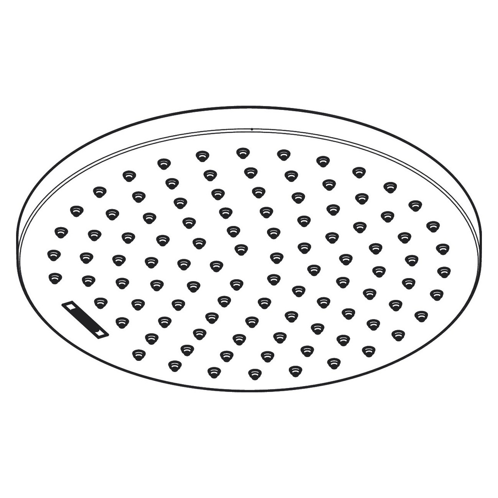 Hansgrohe 26093671 Vernis Blend Round 200 1 Jet 1.5Gpm Matte Black