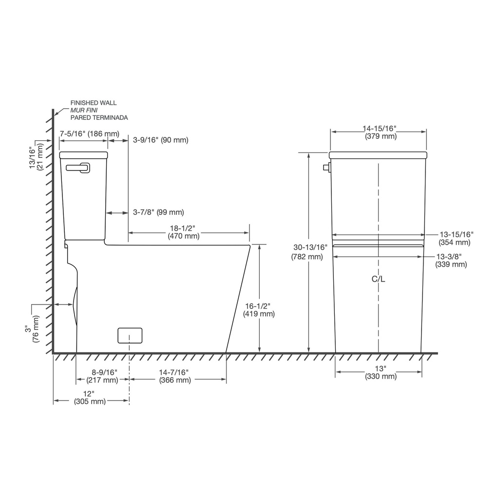 Grohe 39736000 Eurocube Elongated Seat