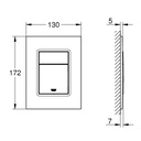 Grohe 37535000 Skate Cosmopolitan Wall Plate S
