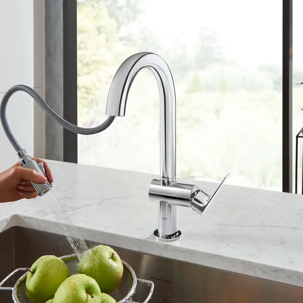 Grohe 30378000 Defined Dual Spray Pull-Down Bar Faucet