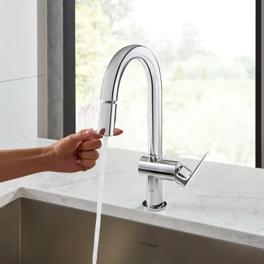 Grohe 30378000 Defined Dual Spray Pull-Down Bar Faucet