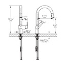 Grohe 30377000 Defined Dual Spray Pull-Down Kitchen Faucet