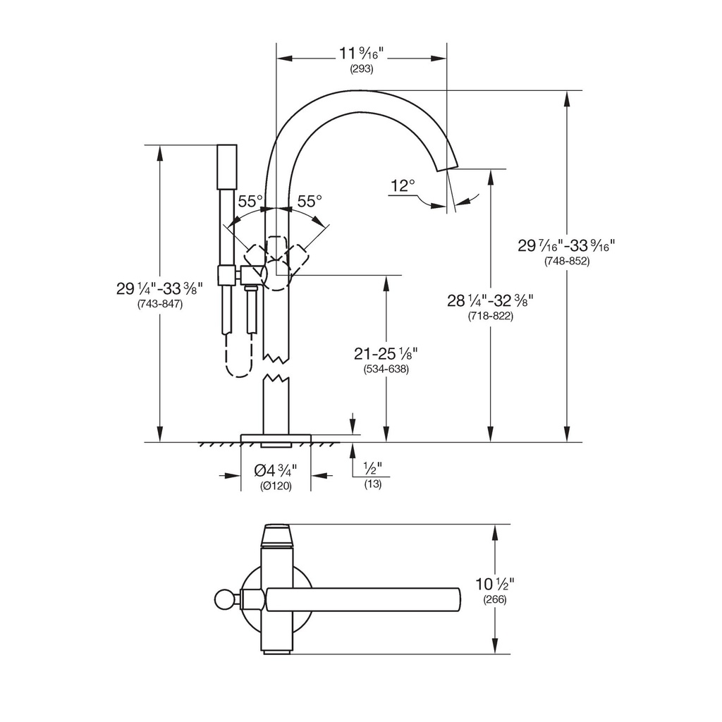 Grohe 29302EN0 Defined Ohm Bath Freest. + Show Set