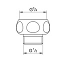 Grohe 28817000 Adaptor
