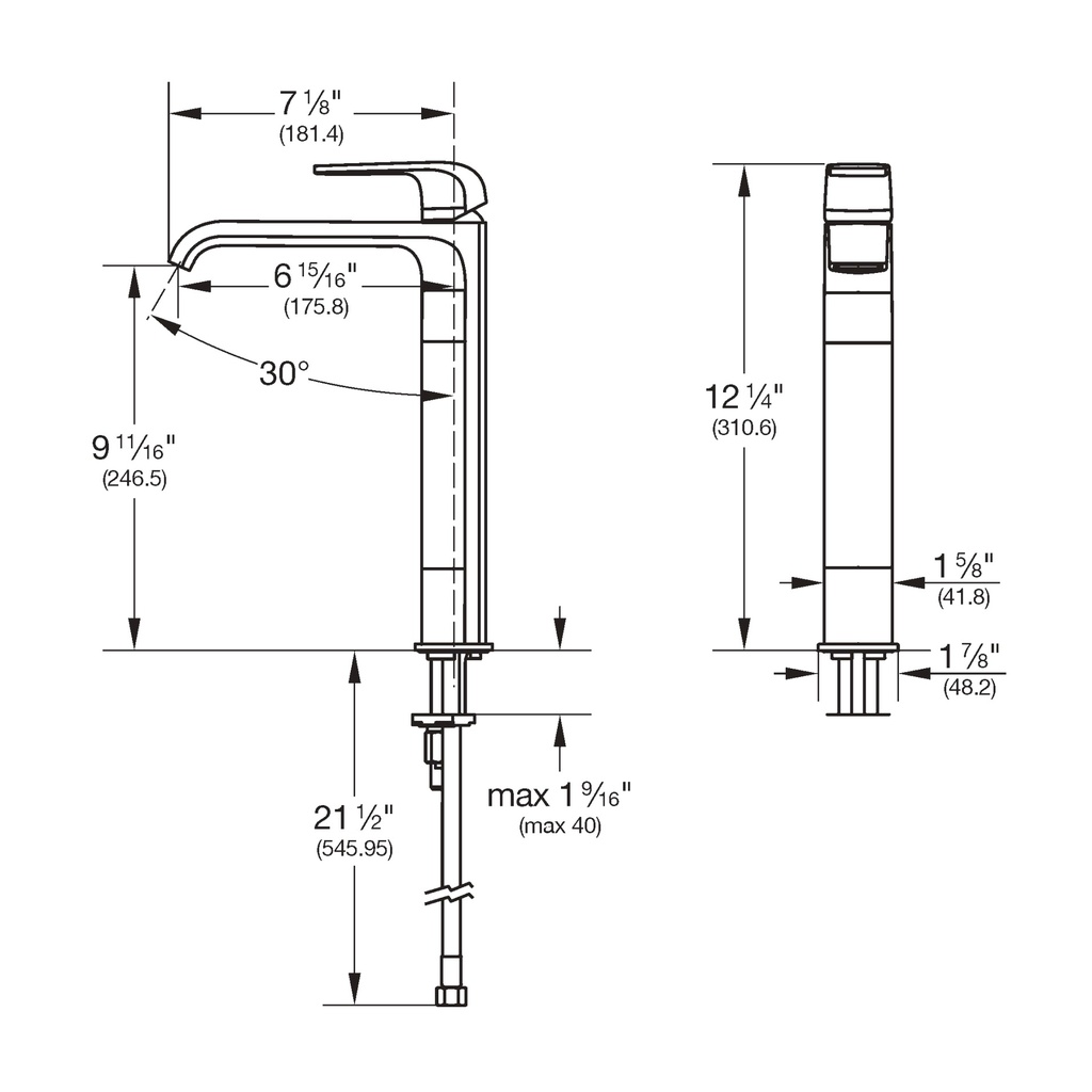 Grohe 23869000 Defined Ohm Vessel Basin Xl-Size