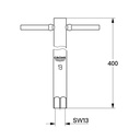 Grohe 19017000 Universal Mounting Wrench Chrome