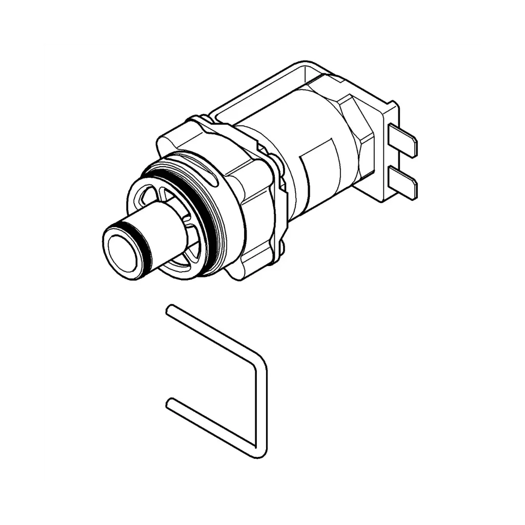 Grohe 42340000 Solenoid Valve Grohe Chrome