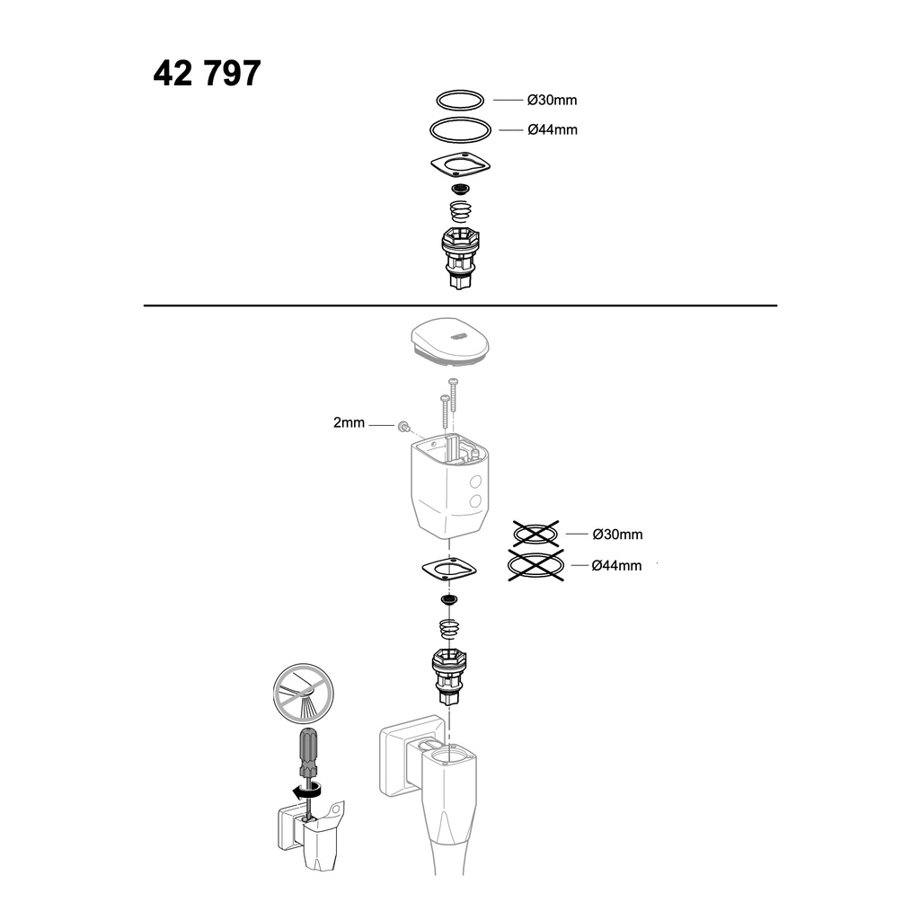 Grohe 42797000 Piston