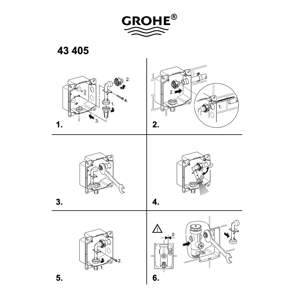 Grohe 43405000 Isolating Valve