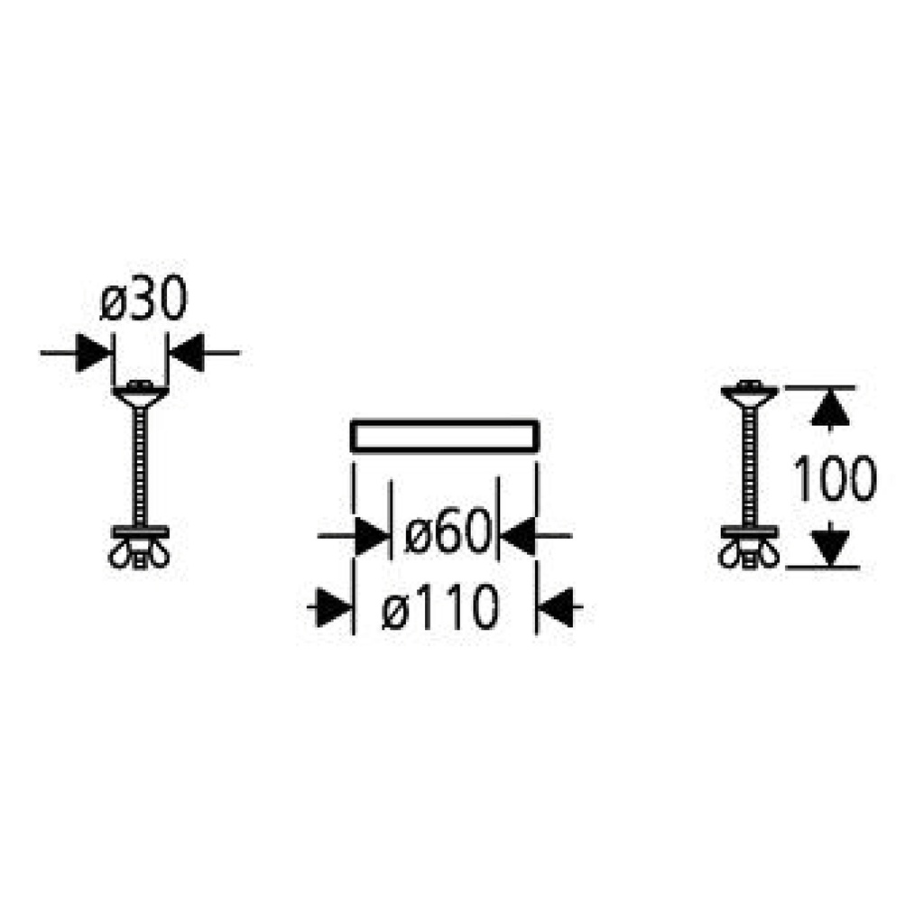Grohe 43500000 Mounting Set