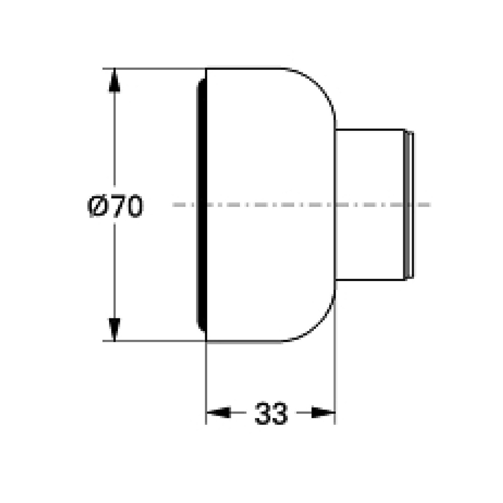 Grohe 47455000 Escutcheon