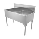 Franke DL2448-1-2 Classic Series 16 Gauge Double Compartment