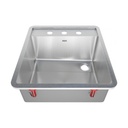 Franke HWS6810P-3-3 Clinical Stainless Top/Under Mount Wash Sink 3 Hole