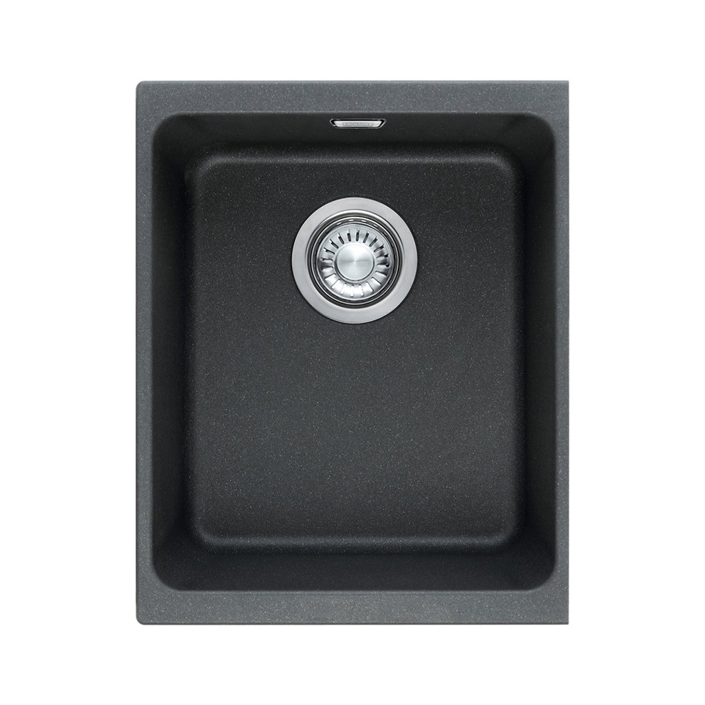 Franke KBG110-13ON Kubus Granite Undermount Sink Single Onyx