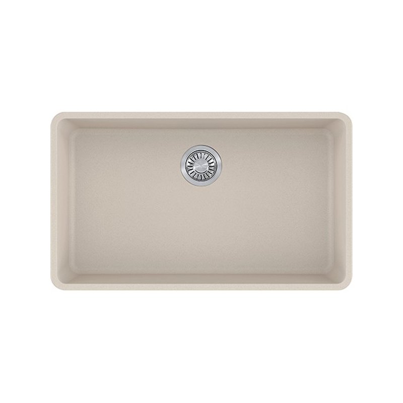 Franke KBG110-31CH Kubus Granite Undermount Sink Single Champagne