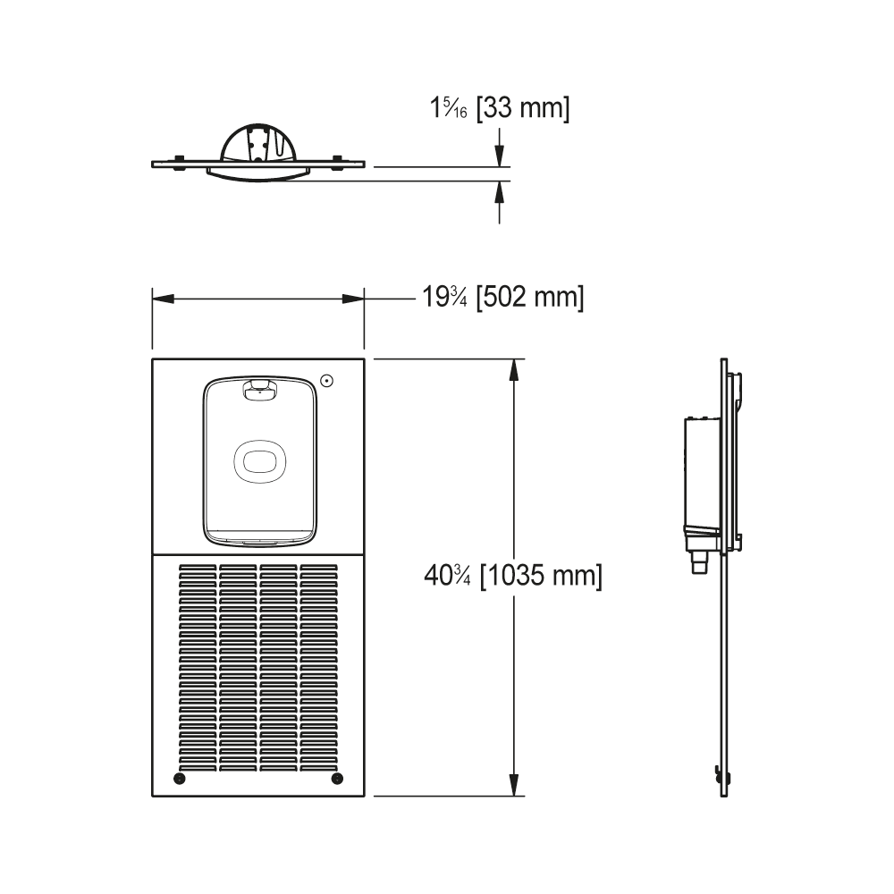 Franke KEMW8SBF-STN Recessed Chilled Sports Bottle Filler Manual