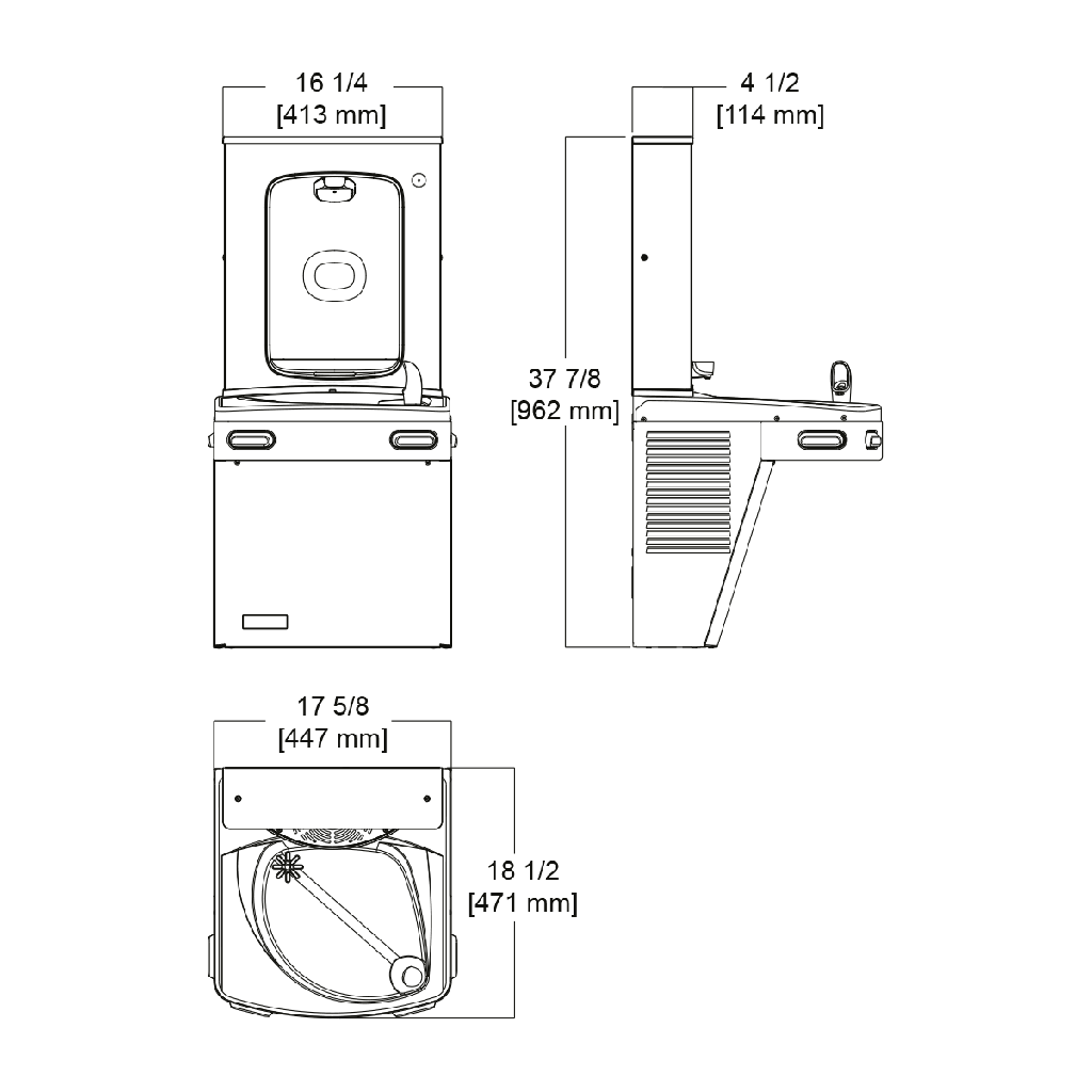 Franke KEPAC-SBF-STN Non-Chilled Combination Manual Universal