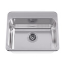 Franke LBS4008P-1-3 Single With Ledge 18 Gauge