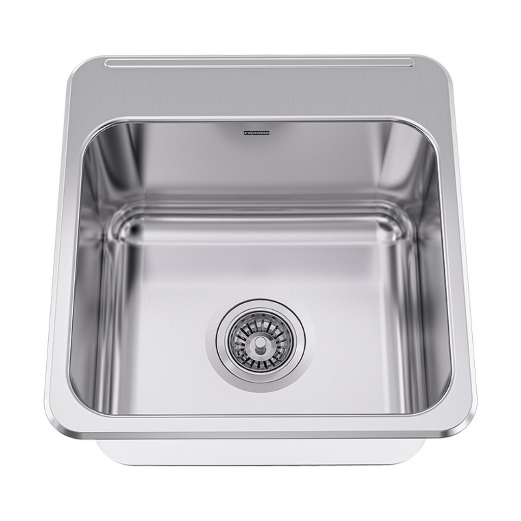 Franke LBS4610-316P-1 Single Topmount Sink With Ledge 18Ga T316
