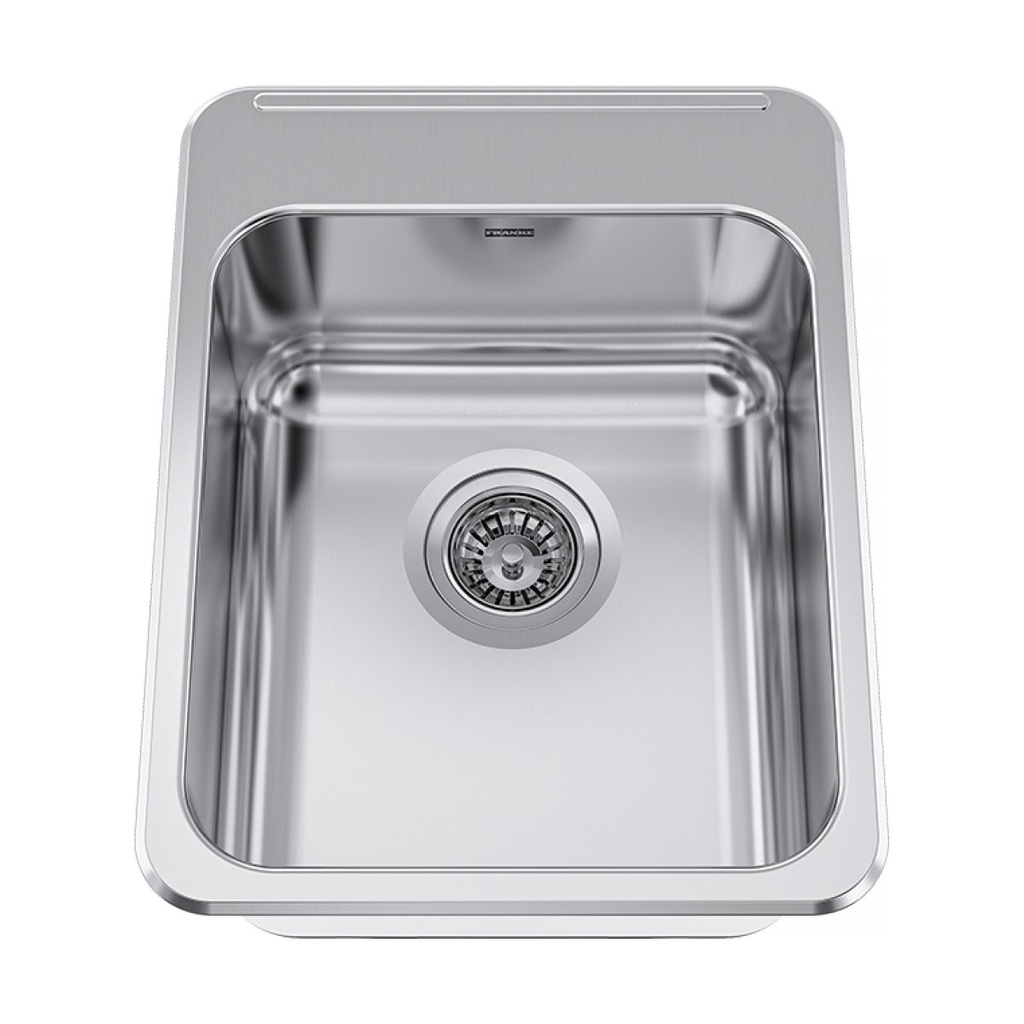 Franke LBS6407-316P-1-3 Single Topmount Sink With Ledge 18Ga T316 3 Holes