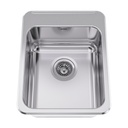 Franke LBS6407-316P-1 Single Topmount Sink With Ledge 18Ga T316