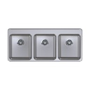 Franke LBT6407CB-1-3 Triple 20 Gauge With Ledge