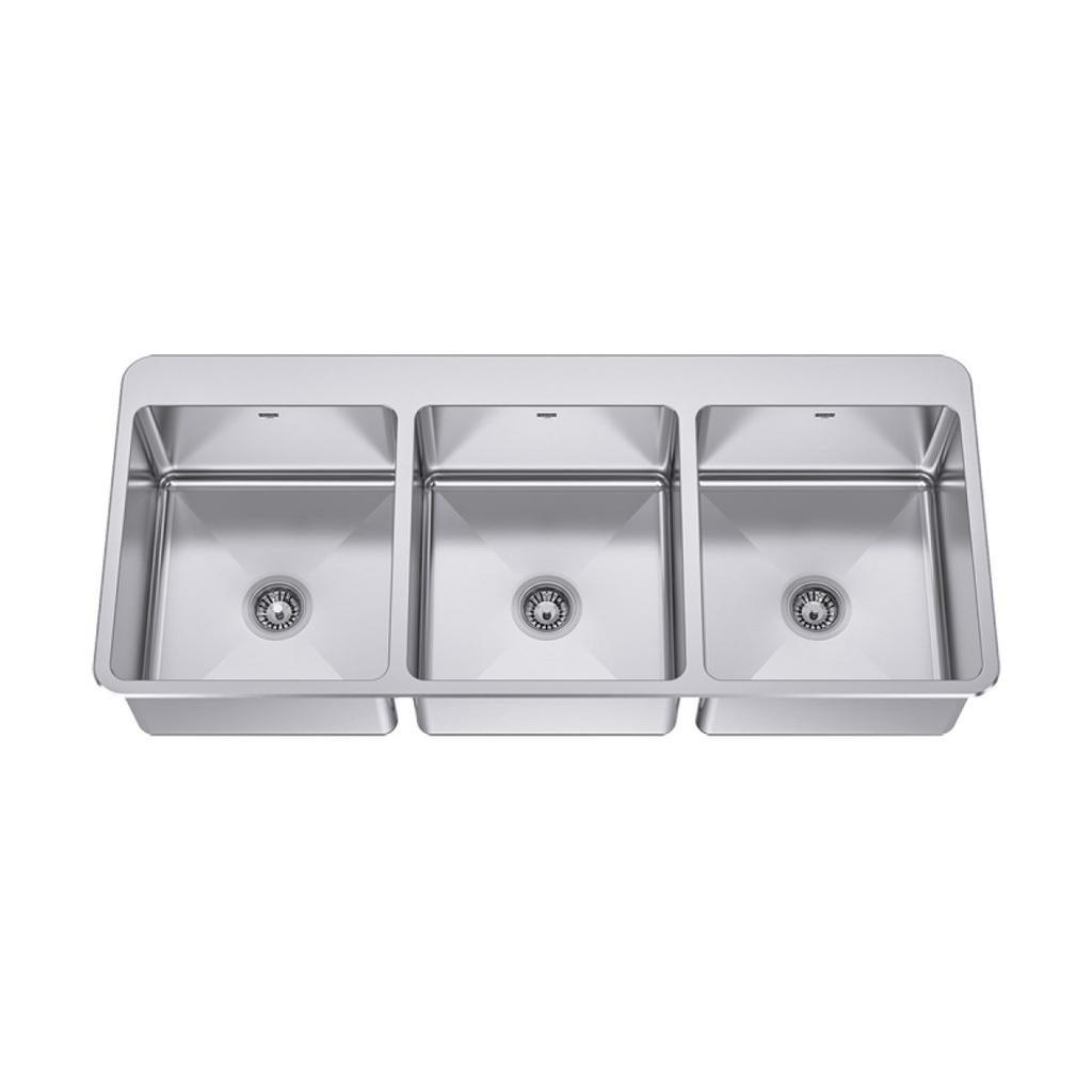 Franke LBT8610P-1-1 Triple 18 Gauge With Ledge