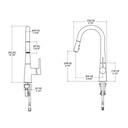 ALT 40875 Bettola Kitchen Faucet Electro Black 2