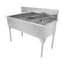 Franke TL2472-5-2 Classic Series 16 Gauge Triple Compartment