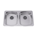 Franke UCD6405P-1 Double Undermount Sink 18 Gauge
