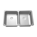 Franke UCD6408P-1 Double Undermount Sink 18 Gauge