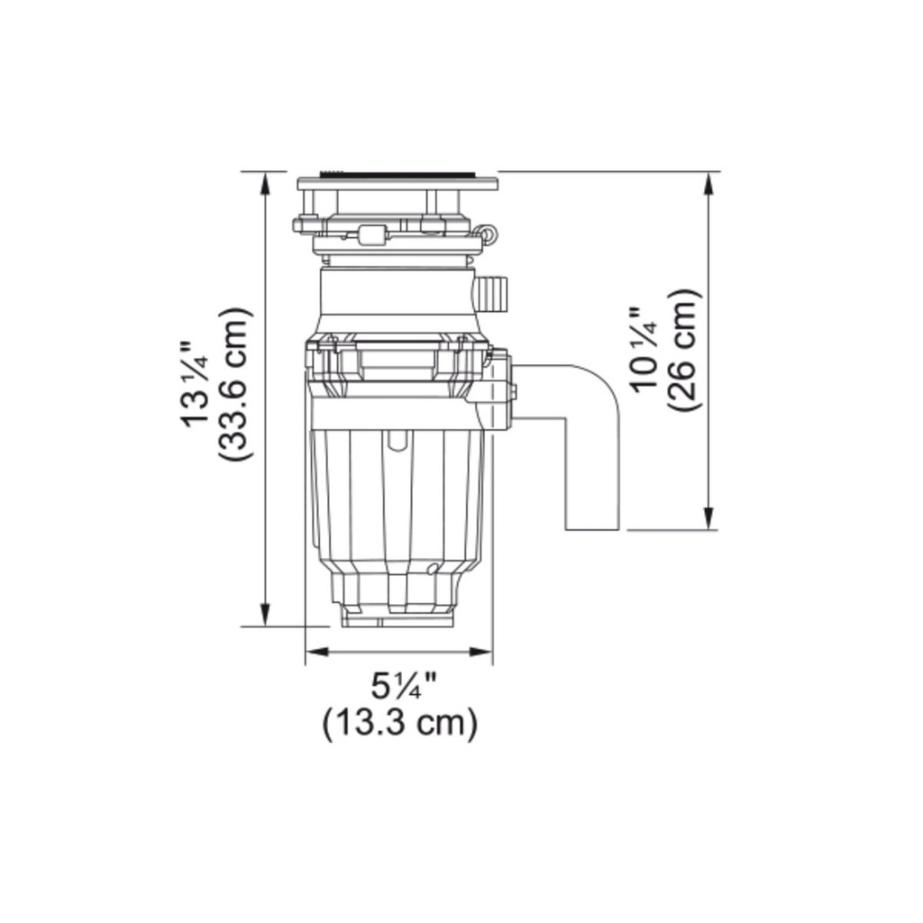 Franke WDJ50 Disposer Continuous 1/2 Hp