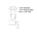 Franke WD3428SN Round Disposer Air Switch Satin Nickel