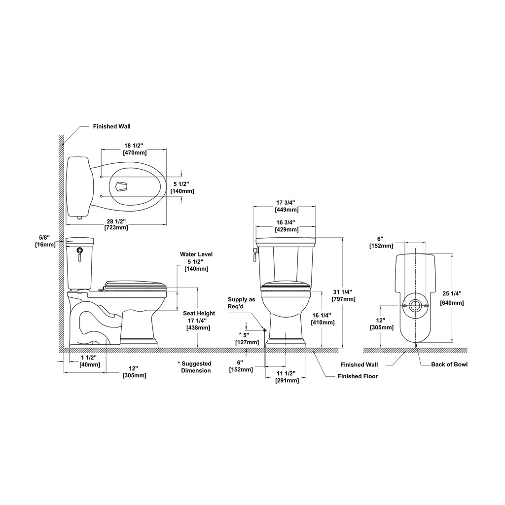 TOTO CST404CUFG#12 Promenade Ii 1G Elong Bowl & Tank C404Cufg + St403U S Beige