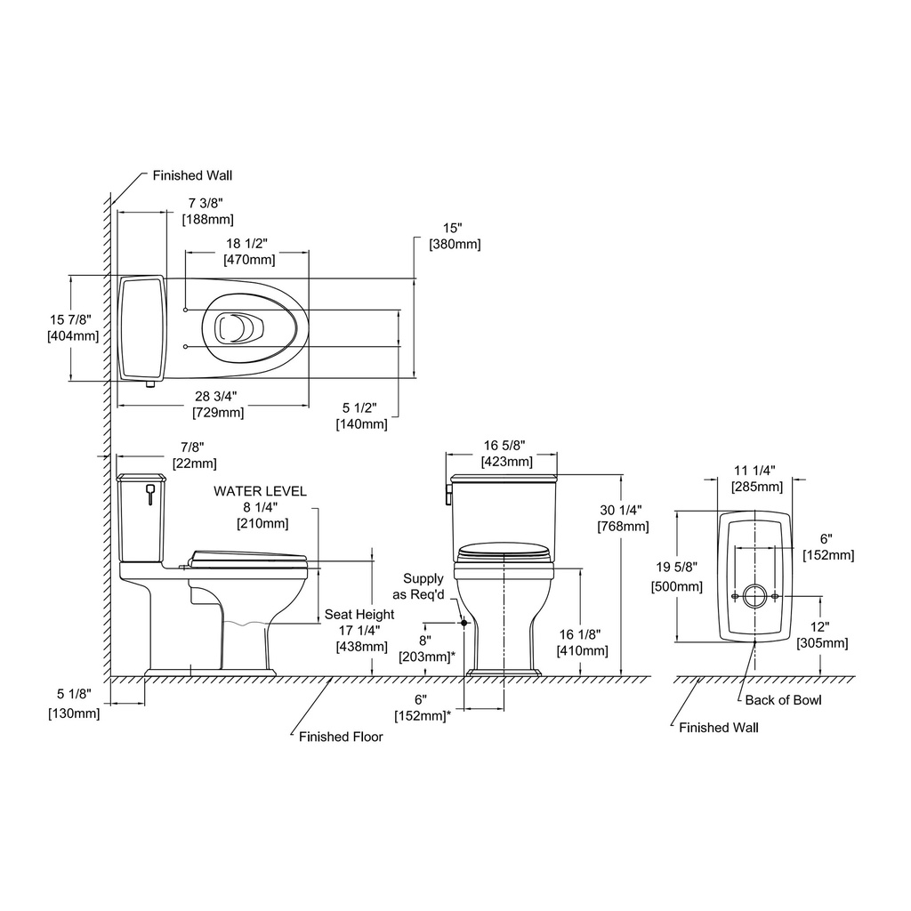 TOTO CST494CEMFG#03 Connelly Dualflush Toilet Bone 