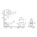 TOTO CST776CSG#01 Drake 2Pc Toilet 1.6Gpfcefiontect Cotton