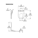 TOTO CWT4474547CMFGA#MBL Rp Wall Hung Toilet Rw Wshl Af