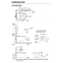 TOTO CWT9538CEMFG#01 WX1 Dual Flush 1.2 or 0.8 GPF Wall-Hung Toilet with Integrated Bidet Seat and eWater+ Cotton White
