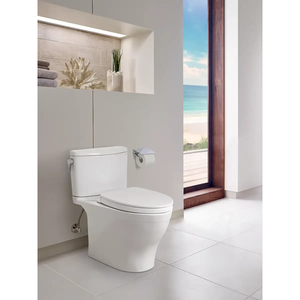 TOTO MS442124CUFG#12 Nexus 1G 2Pc With Ss124 1.0Gpf Sedona Beige