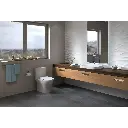 TOTO MS446124CEMFGN#11 Aquia IV Two-Piece Elongated Dual Flush 1.28 and 0.9 GPF Universal Height Toilet with CEFIONTECT WASHLET+ Ready Colonial White MS446124CEMFGN#11