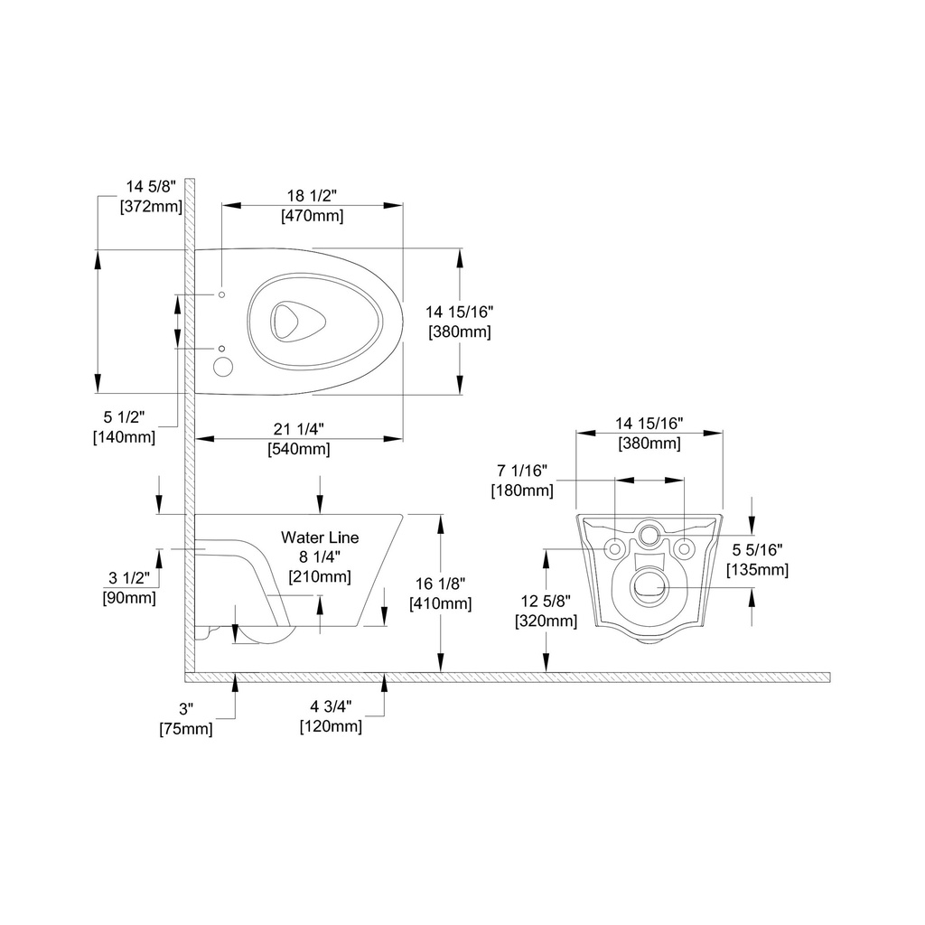 TOTO CWT4263346CMFG#MS S2 Wall Hung Toilet With Washlet Cotton