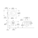 TOTO CWT4263346CMFG#MS S2 Wall Hung Toilet With Washlet Cotton
