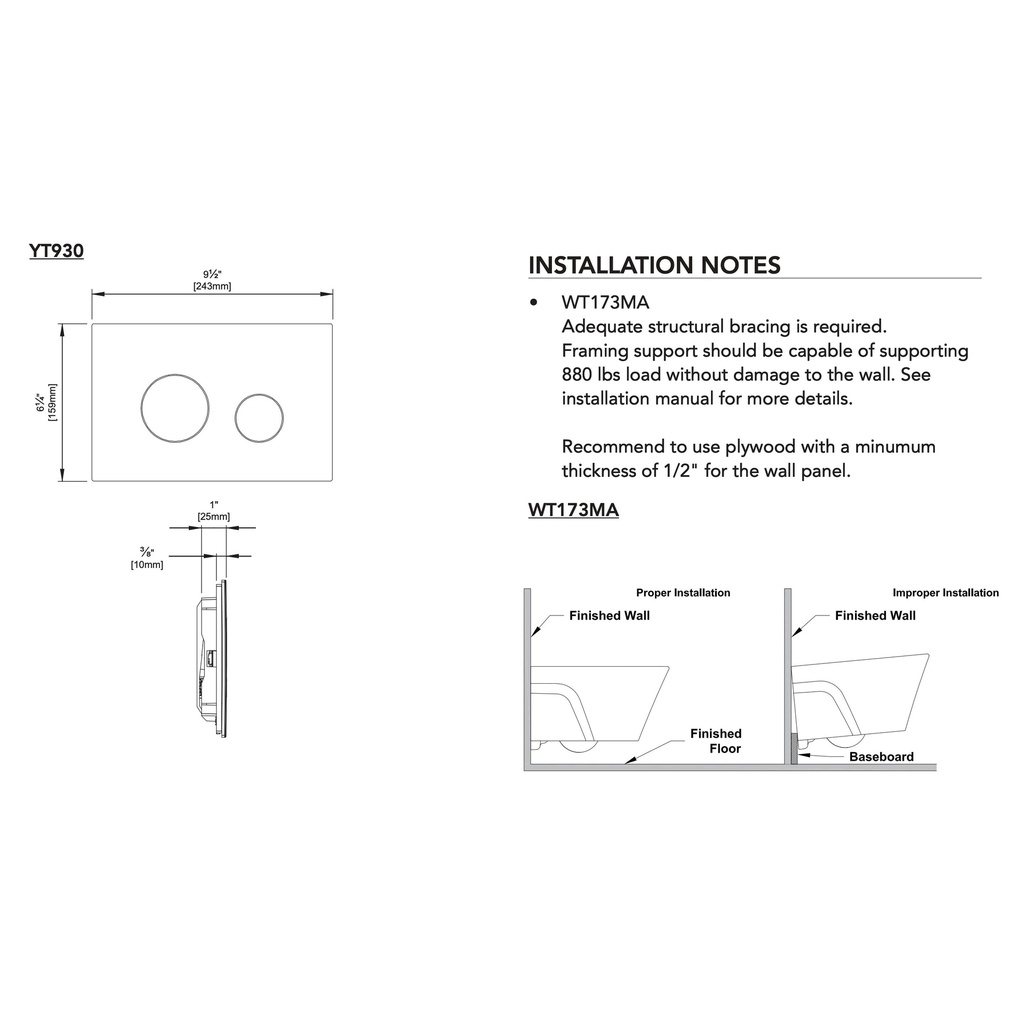 TOTO CWT4264736CMFGA#MS S7A Wall Hung Toilet With Washlet Cotton