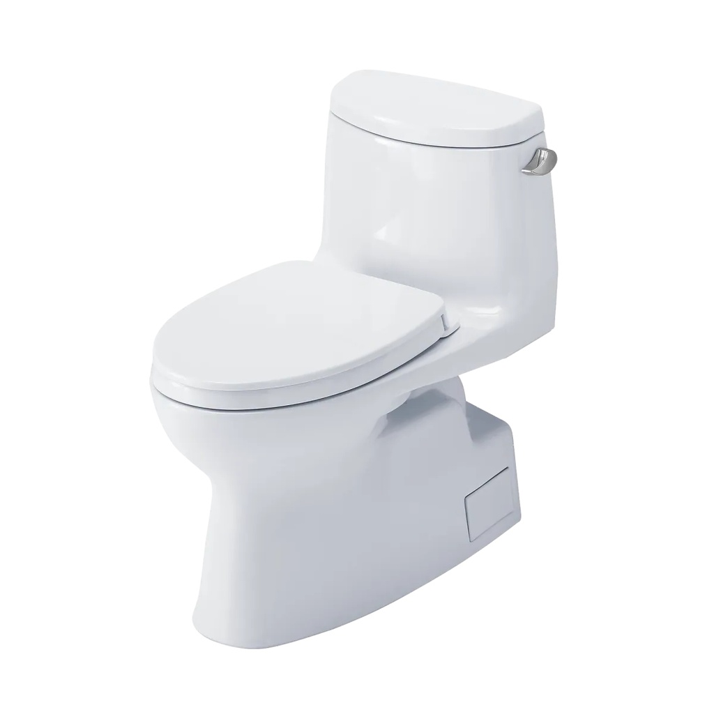 TOTO MS614124CEF#51 1Pc Carlyle II Skirted Tornado Flush Ebony