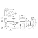 TOTO MS642124CUFG#03 Nexus 1Pc Toilet 1G Bone 