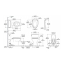 TOTO MS672124CEFRG#01 Redington 1PC Skirted Uh Trnd